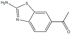 1-(2-aminobenzo[d]thiazol-6-yl)ethanone Struktur