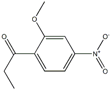 1-(2-methoxy-4-nitrophenyl)propan-1-one Struktur