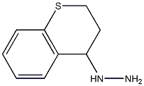 1-(3,4-dihydro-2H-thiochromen-4-yl)hydrazine Struktur