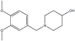 1-(3,4-dimethoxybenzyl)piperidin-4-ol Struktur