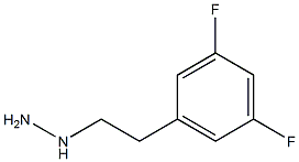 1-(3,5-difluorophenethyl)hydrazine Struktur