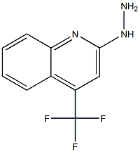 1-(4-(trifluoromethyl)quinolin-2-yl)hydrazine Struktur