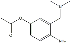 1-(4-Amino-3-dimethylaminomethyl-phenyl)-acetic acid Struktur