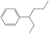 1-(hexan-3-yl)benzene Struktur