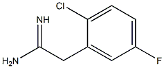 2-(2-chloro-5-fluorophenyl)acetamidine Struktur