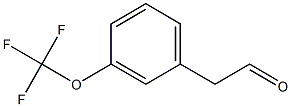 2-(3-(trifluoromethoxy)phenyl)acetaldehyde Struktur