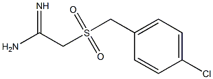 2-(4-chlorobenzylsulfonyl)acetamidine Struktur