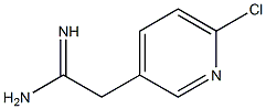 2-(6-chloropyridin-3-yl)acetamidine Struktur