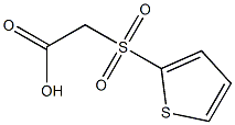 2-(thiophen-2-ylsulfonyl)acetic acid Struktur