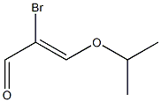 2-bromo-3-isopropoxyacrylaldehyde Struktur