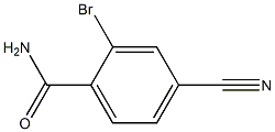 2-bromo-4-cyanobenzamide Struktur