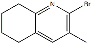 2-bromo-5,6,7,8-tetrahydro-3-methylquinoline Struktur