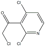 2-chloro-1-(2,4-dichloropyridin-3-yl)ethanone Struktur