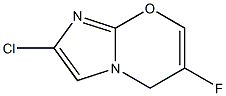 2-chloro-6-fluoroH-imidazo[1,2-a]pyridine Struktur