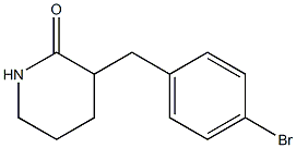 3-(4-bromobenzyl)piperidin-2-one Struktur