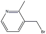 3-(bromomethyl)-2-methylpyridine Struktur