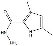 3,5-dimethyl-1H-pyrrole-2-carbohydrazide Struktur