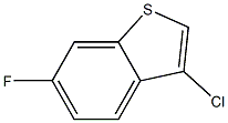 3-chloro-6-fluorobenzo[b]thiophene Struktur