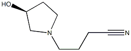 4-((S)-3-hydroxypyrrolidin-1-yl)butanenitrile Struktur