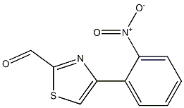 4-(2-NITROPHENYL)-1,3-THIAZOLE-2-CARBALDEHYDE Struktur