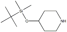 4-(tert-butyl-dimethyl-silyloxyl)piperidine Struktur