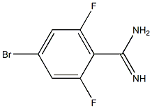 4-bromo-2,6-difluorobenzamidine Struktur