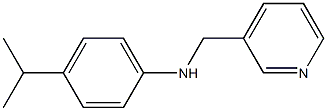 4-isopropyl-N-((pyridin-3-yl)methyl)benzenamine Struktur