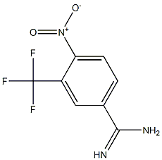 4-nitro-3-trifluoromethyl benzamidine Struktur