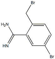 5-bromo-2-(bromomethyl)benzamidine Struktur