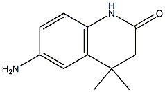 6-amino-4,4-dimethyl-3,4-dihydroquinolin-2(1H)-one Struktur