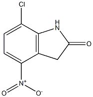 7-chloro-4-nitroindolin-2-one Struktur