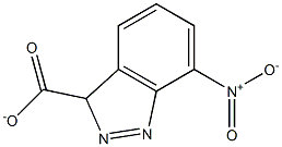 7-nitro-3H-indazole-3-carboxylate Struktur