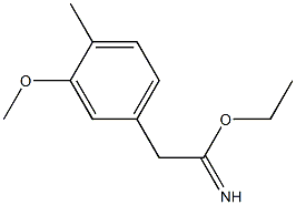 ethyl 2-(3-methoxy-4-methylphenyl)acetimidate Struktur