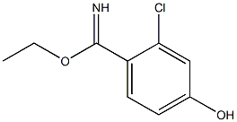 ethyl 2-chloro-4-hydroxybenzylimidate Struktur