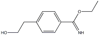 ethyl 4-(2-hydroxyethyl)benzylimidate Struktur