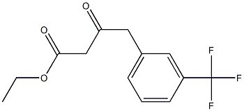 ethyl 4-(3-(trifluoromethyl)phenyl)-3-oxobutanoate Struktur