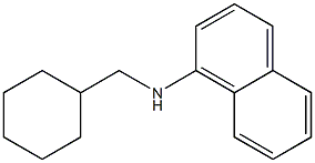 N-(cyclohexylmethyl)naphthalen-1-amine Struktur