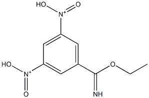 N,N'-(5-(ethoxy(imino)methyl)-1,3-phenylene)bis(N-oxohydroxylammonium) Struktur