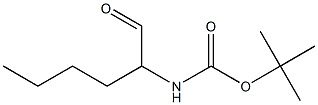 tert-butyl 1-formylpentylcarbamate Struktur