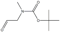 tert-butyl formylmethylmethylcarbamate Struktur