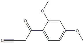 2,4-dimethoxbenzoylacetonitrile Struktur