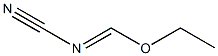 (E)-ethyl N-cyanoformimidate Struktur