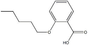 2-n-Pentyloxybenzoic acid Struktur