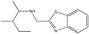 (1,3-benzothiazol-2-ylmethyl)(3-methylpentan-2-yl)amine Struktur