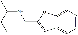 (1-benzofuran-2-ylmethyl)(butan-2-yl)amine Struktur