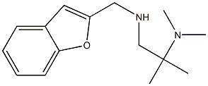 (1-benzofuran-2-ylmethyl)[2-(dimethylamino)-2-methylpropyl]amine Struktur