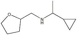 (1-cyclopropylethyl)(oxolan-2-ylmethyl)amine Struktur