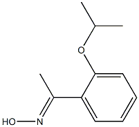 (1E)-1-(2-isopropoxyphenyl)ethanone oxime Struktur