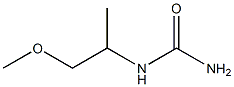 (1-methoxypropan-2-yl)urea Struktur