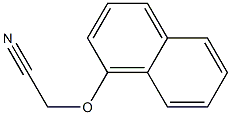 (1-naphthyloxy)acetonitrile Struktur